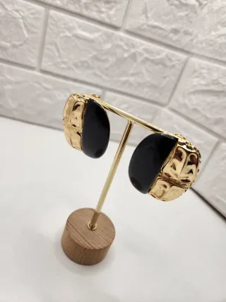 Pendientes Vintage Acero Quirúrgico Chapado Oro