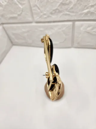 Pendientes Vintage Acero Quirúrgico Chapado Oro