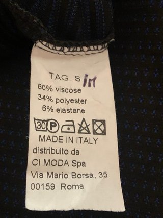 Pantaloni eleganti neri con fantasia a micro-pois