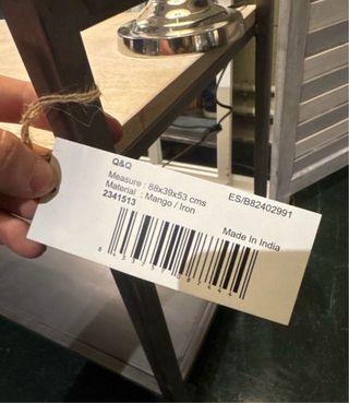 Estantería Metal y Madera de mango