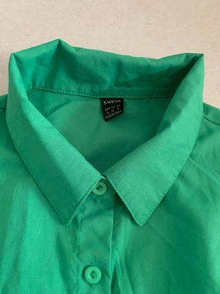 Camisa verde mujer