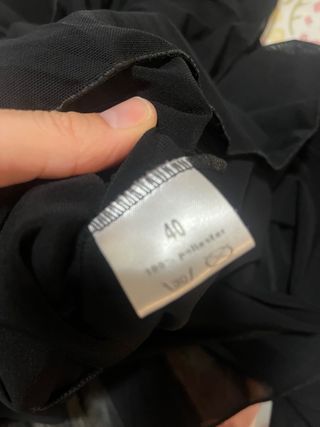 Vestido fiesta/ceremonia Easy Wear negro Talla 40