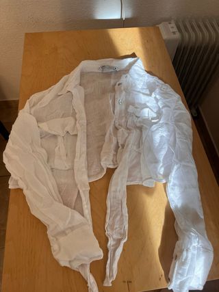 Camisa Zara Blanca Talla M