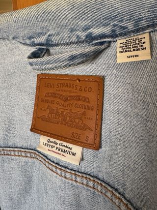 Chaqueta Levi's Denim Azul Claro Talla S
