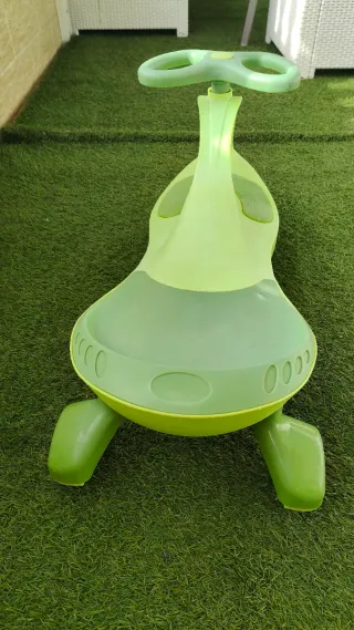 Correpasillos de balanceo verde