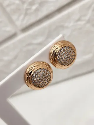 Pendientes Goldfilled Circonitas