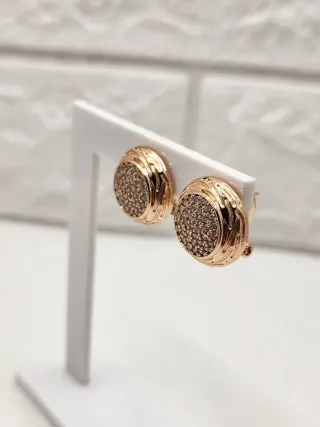 Pendientes Goldfilled Circonitas