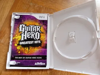 Caja y manual Guitar Hero Greatest Hits Wii