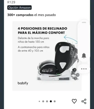 Silla coche Babify 360° Isofix