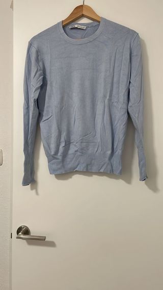 Jersey Zara Azul Talla L