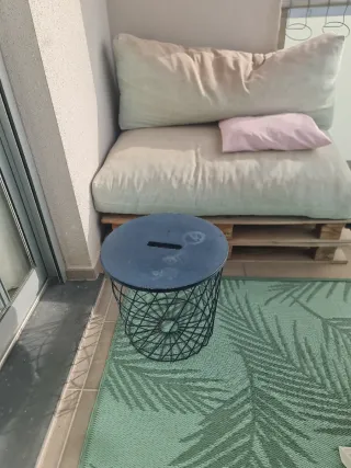 Mesa Terraza Metálica y Madera