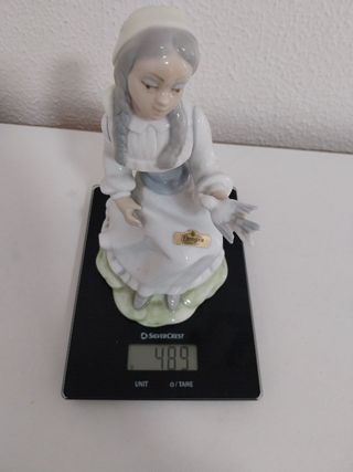 Figura Porcelana TENGRA - Joven con Pájaro (21cm)