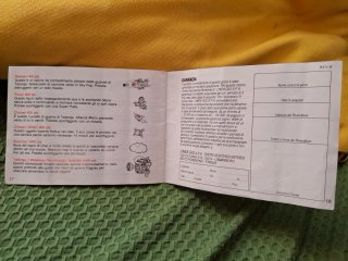 Libretto Super Mario Land GameBoy Nintendo