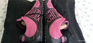 Zapatos Fútbol Bikkembergs Rosa y Negro