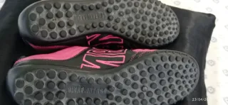 Zapatos Fútbol Bikkembergs Rosa y Negro