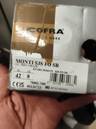 Zapatos de seguridad cofra