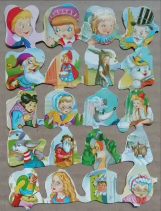Lamina Cromos troquelados FHER 41. Cuentos