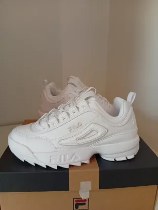 Zapatillas Fila Talla 38 Blancas