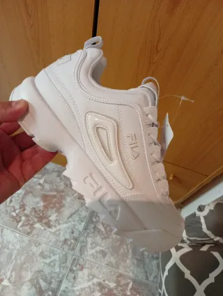 Zapatillas Fila Talla 38 Blancas