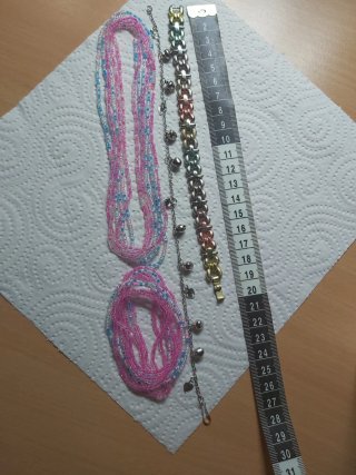 Set di braccialetti con perline