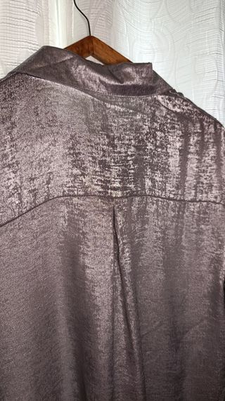 Camisa Metalizada PLATA - Tese Collection M/L