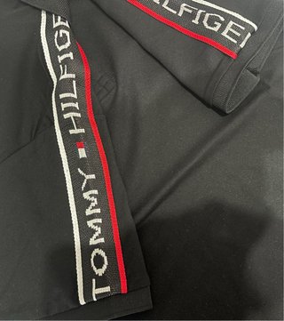 Polo Tommy Hilfiger Negro Talla M Nuevo