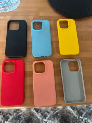 Fundas iPhone 15 Pro Nuevas Varios Colores