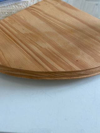 Estantería de esquina de madera 30 cm lados