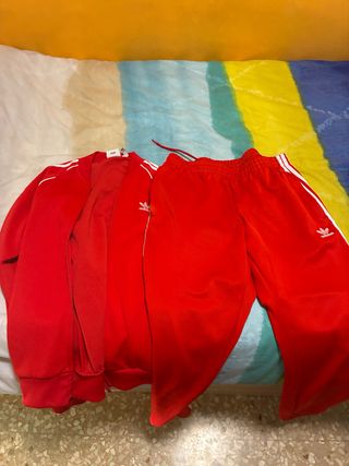 Conjunto Adidas Rojo Talla M