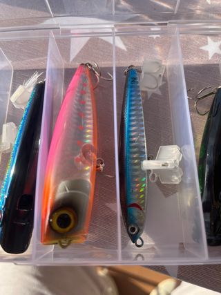 Caja Señuelos Pesca Variados