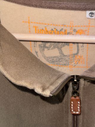 Sudadera Timberland Media Cremallera Verde Oscuro