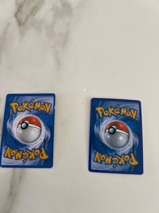 2 Cartas Pokémon Retro: Doduo y Pikachu