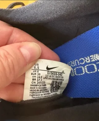 Zapatillas Nike Mercurial Air Zoom Talla 39