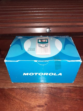 Telefono Motorola C550 Argento e Blu
