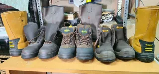 3 Pares Botas Seguridad Dedos Soldador