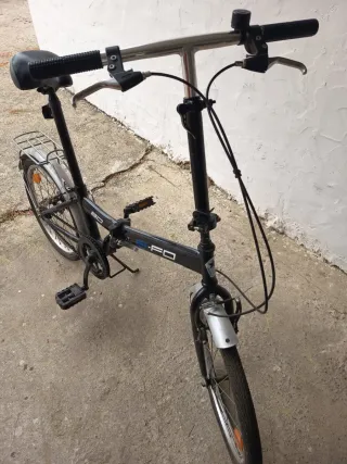 Bicicleta Plegable Negra