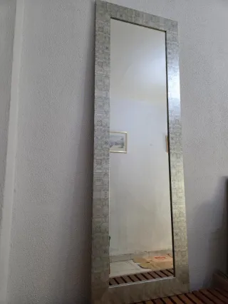 Specchio per camerino argento a figura intera