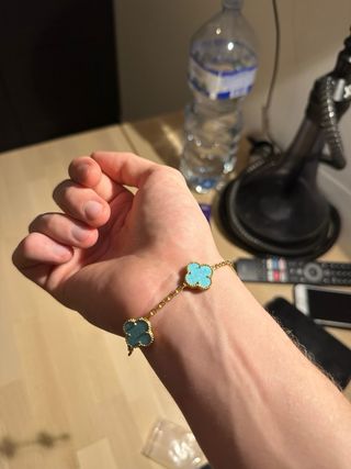 Bracciale Van Cleef & Arpels Dorato & Blu