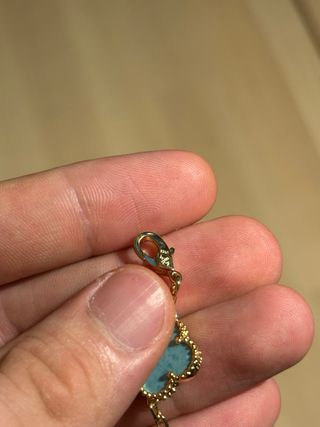 Bracciale Van Cleef & Arpels Dorato & Blu