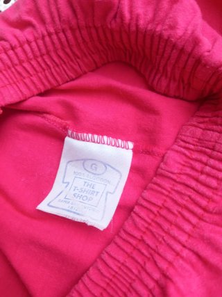 Falda pantalón fucsia 100% algodón