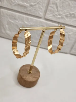 Pendientes Aro Oro Laminado 14k