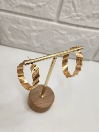 Pendientes Aro Oro Laminado 14k