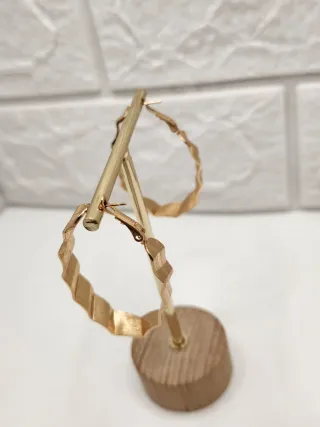 Pendientes Aro Oro Laminado 14k