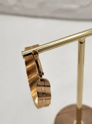 Pendientes Aro Oro Laminado 14k