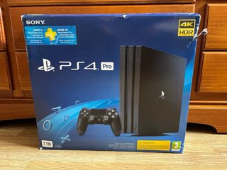 PS4 Pro 1TB 4K + Mando + Caja + Juego