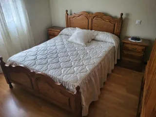 Muebles de habitación de madera de castaño