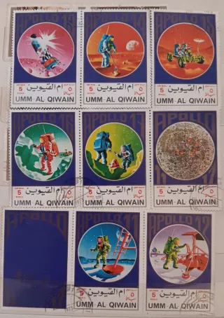 Francobolli Apollo Umm Al Qaiwain 5 Riyals