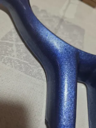 Moldura Volante BMW E46 Azul