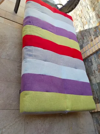 Sofá Cama Multicolor Tela