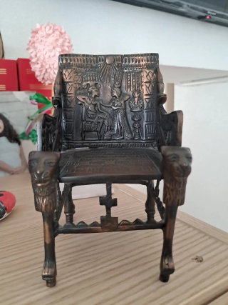 Riproduzione Trono Egizio Antico di Tutankhamon